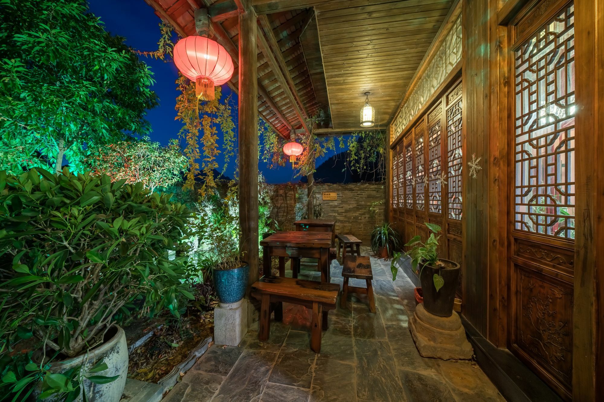 Yangshuo Mountain Nest Boutique Hotel מראה חיצוני תמונה