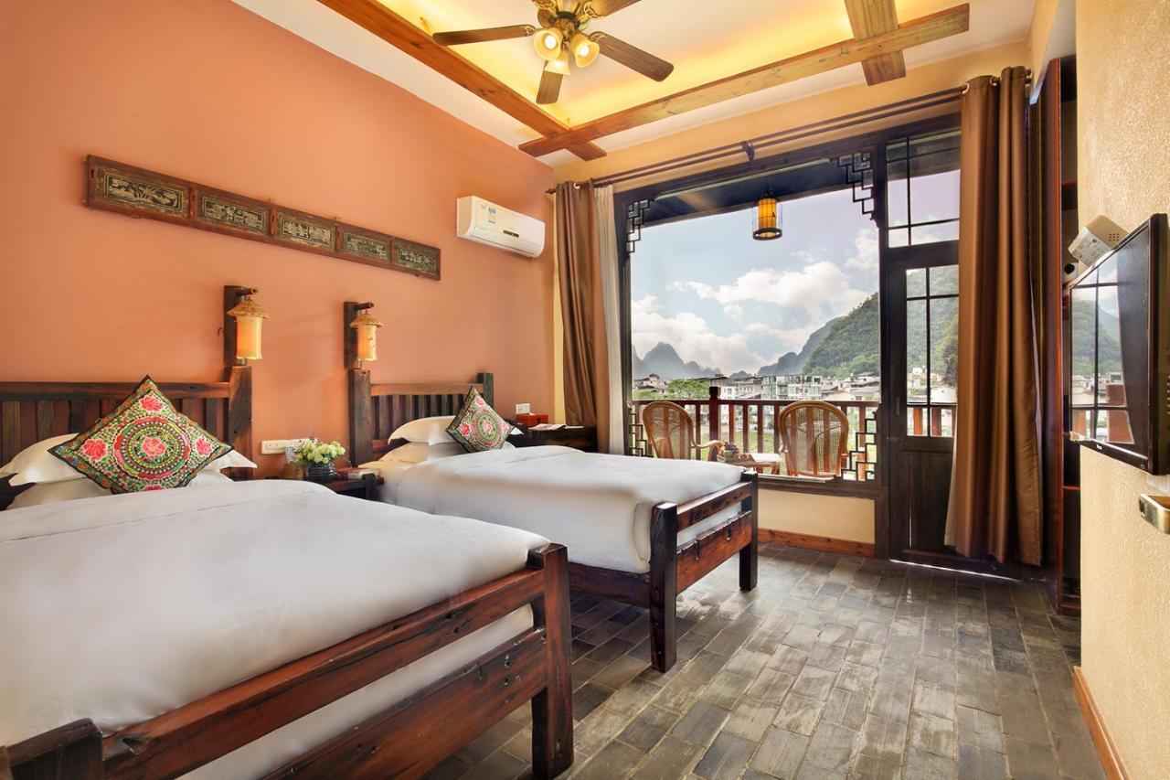 Yangshuo Mountain Nest Boutique Hotel מראה חיצוני תמונה