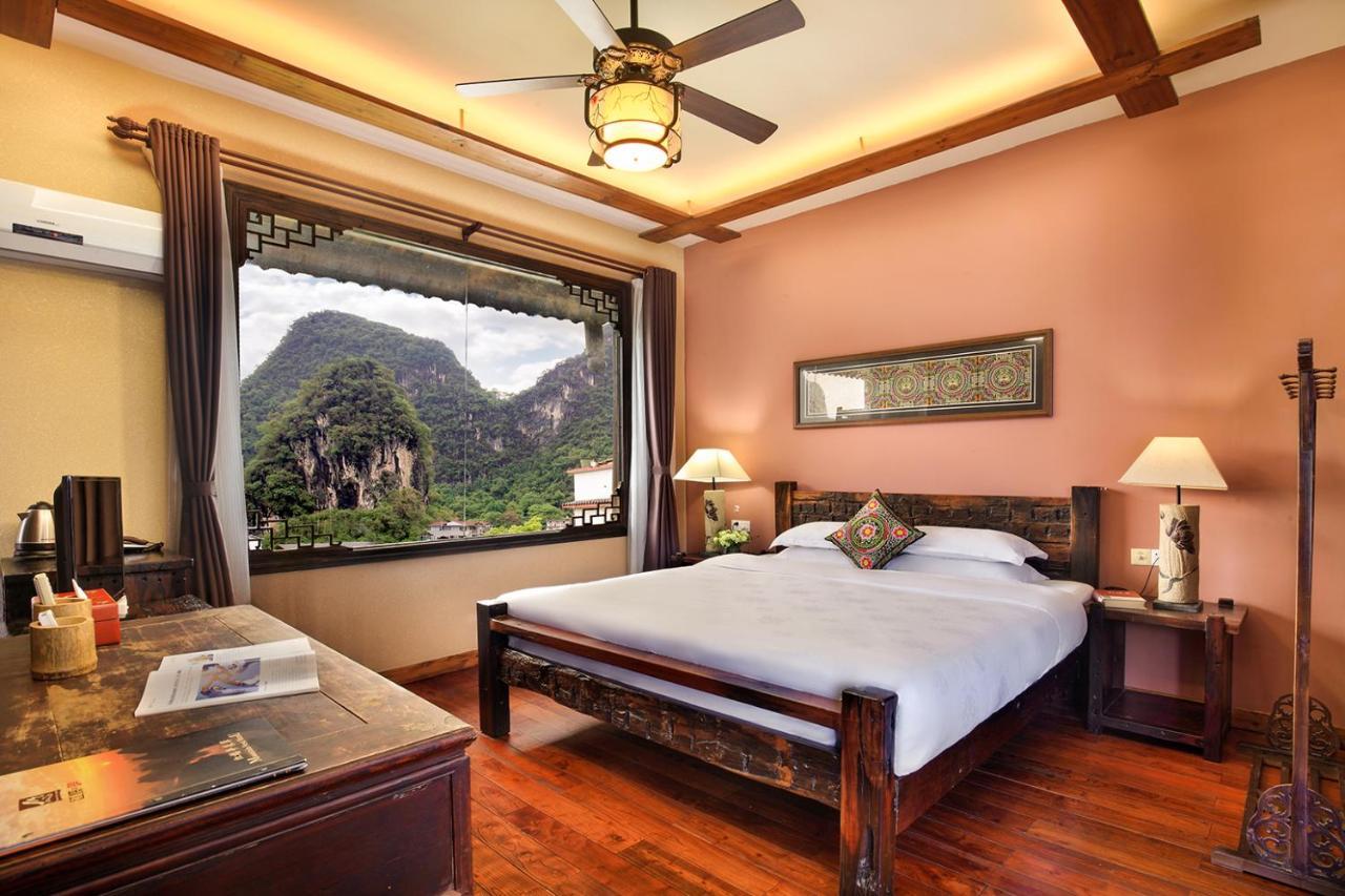 Yangshuo Mountain Nest Boutique Hotel מראה חיצוני תמונה